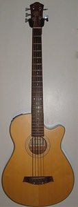2000 Ibanez AEB305 Acoustic:Electric 5-String Bass (Natural)